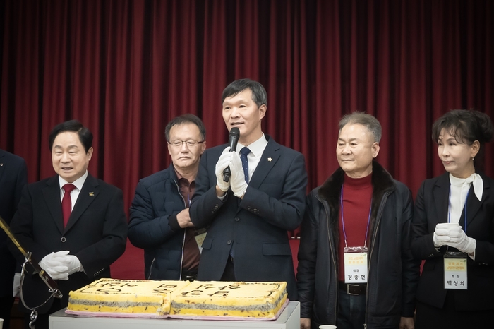 김현택 남양주시의회 의장 20일 2024년 농업인 신년인사회 축사