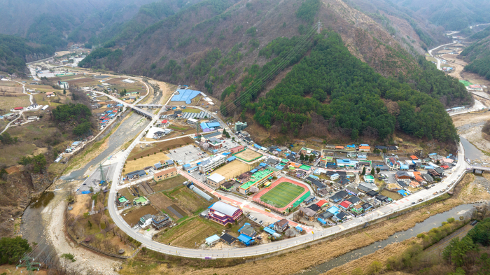 화암산방 조성사업 대상지 전경