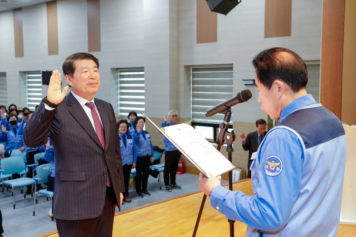 구리시 23일 '2024년 구리실버경찰봉사대 발대식' 개최