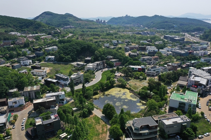 파주시 헤이리마을 전경