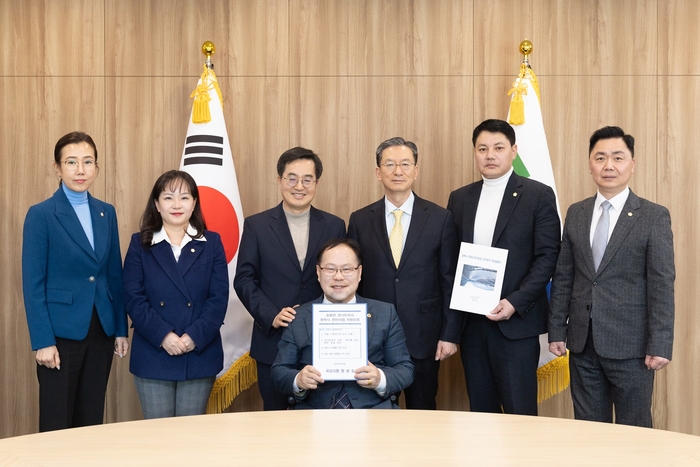 한상민 부의장 등 양주시의원 4일 김동연 경기도지사에게 양주시 현안사업 지원 요청