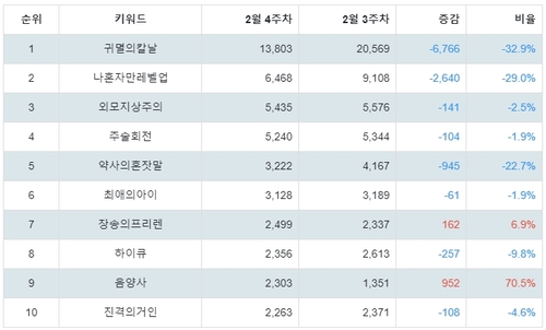 랭키파이 넷플릭스 애니메이션 트렌드 지수 분석 데이터