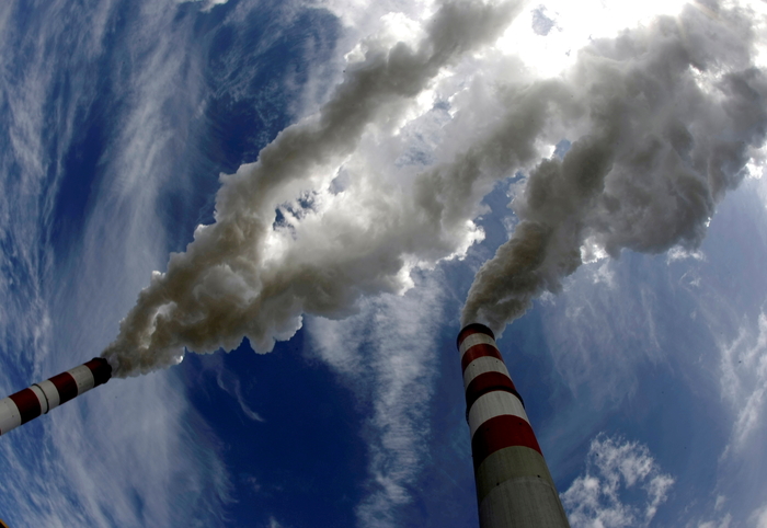 FILE PHOTO: Smoke billows from Belchatow Power Station in Poland