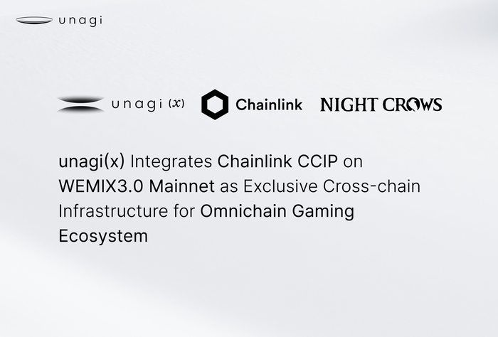 위믹스 재단이 '체인링크 랩스(Chainlink Labs)'의 CCIP 기술이 적용된 우나기(unagi) 핵심 엔진 '우나기 엑스(unagi(x))'를 공개했다.