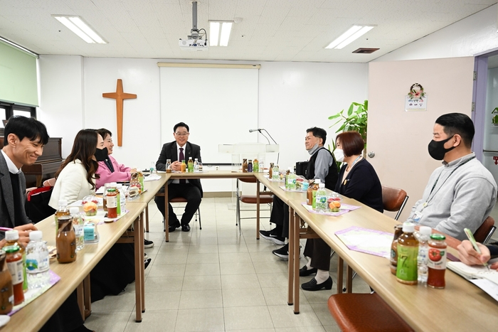 강수현 양주시장 11일 국군양주병원-양주예쓰병원 방문