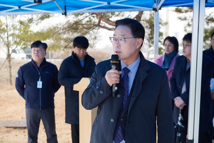 강수현 양주시장 12일 하수처리시설 해빙기 안전점검 현장간부회의 주재