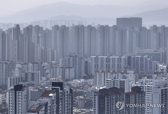 서울 시내 아파트 단지 모습. 연합뉴스