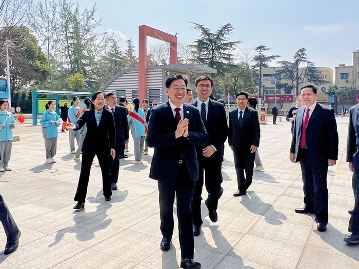 전진선 양평군수 26일 중국 조장시 제15중 방문