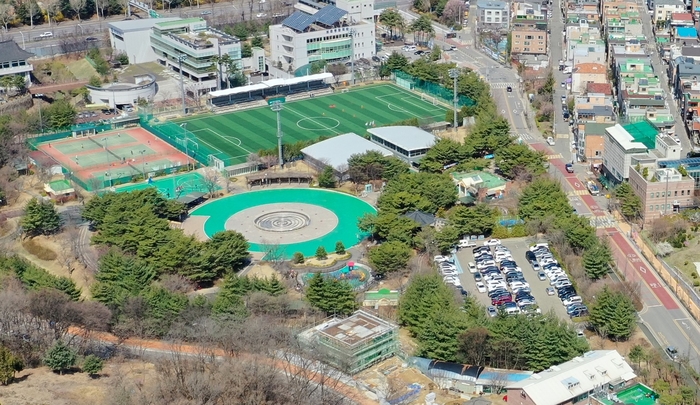 과천시 문원체육공원 전경