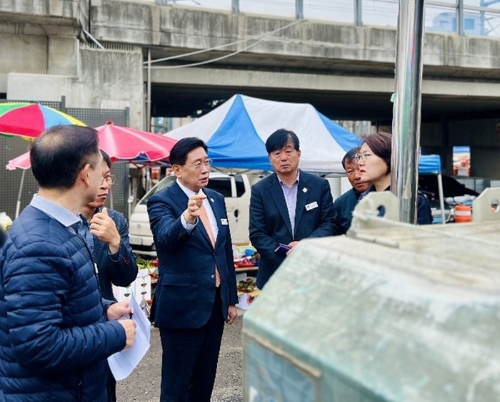 전진선 양평군수 3일 전선지중화-가로환경정비 현장점검