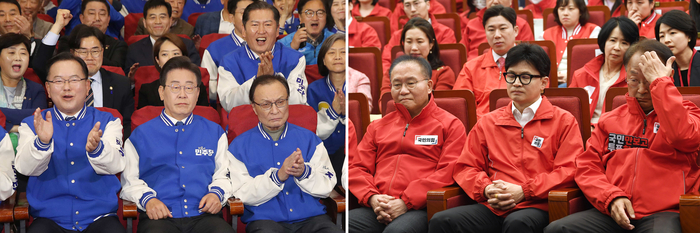 출구조사 여야표정