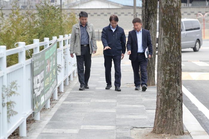 이동환 고양특례시장 지축동 보행환경 개선현장 방문