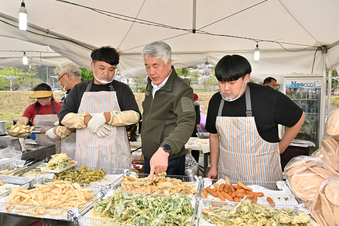 정선군 북평면 나전역 로컬푸드 축제