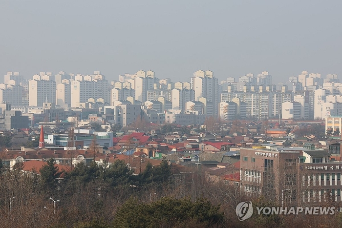 경기도 고양시 일산 일대의 모습. 연합뉴스