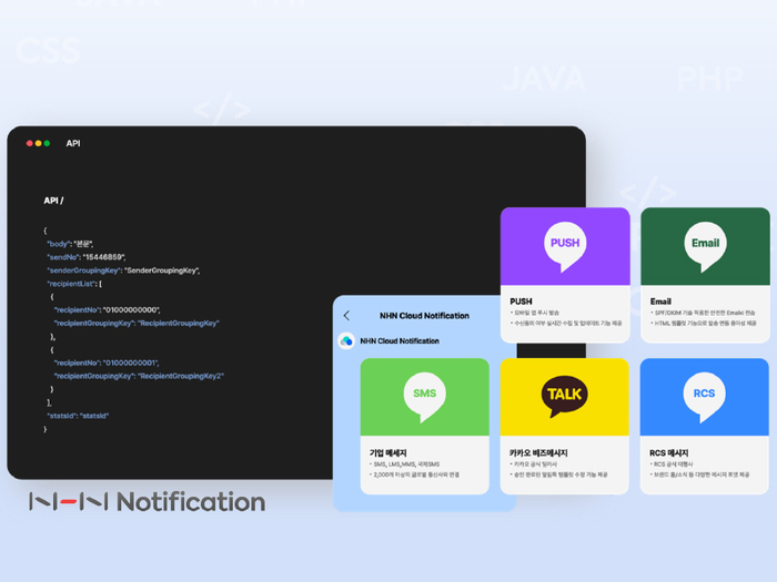 NHN클라우드 'NHN노티피케이션' 공급 눈길