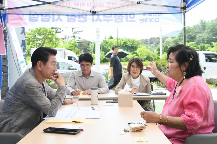 김동근 의정부시장 10일 '송산1동 현장시장실' 운영