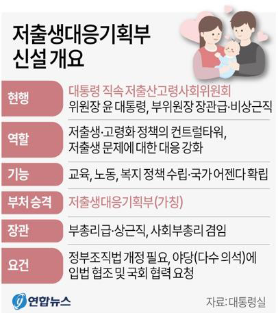 저출생대응기획부 신설 개요