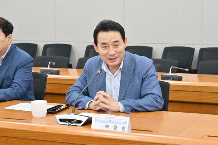 백영현 포천시장 22일 '2024년 에너지자립마을 조성사업' 협약 주재