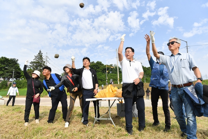 양주시 '2024 양주x지작사 드론봇 페스티벌' 현장