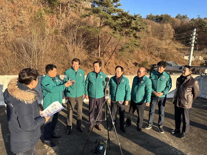 건설소방위원회 예천공항인근지점 소음 측정