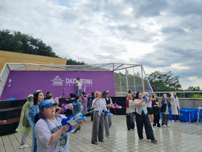 대경대학교 남양주캠퍼스 제1회 워터밤 음악축제 현장