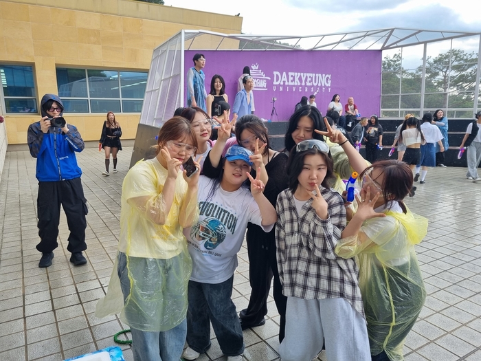 대경대학교 남양주캠퍼스 제1회 워터밤 음악축제 현장