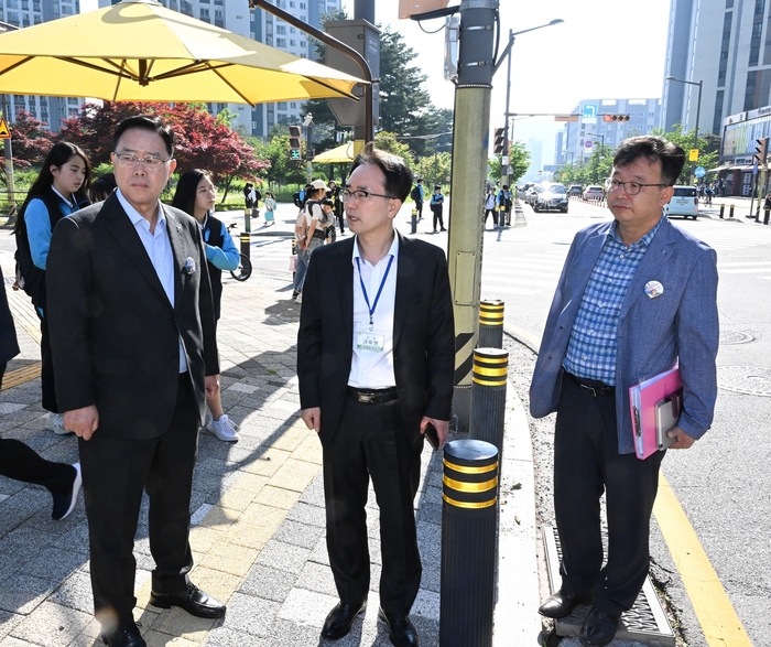 강수현 양주시장 5월31일 옥정초등학교 통학로 현장점검