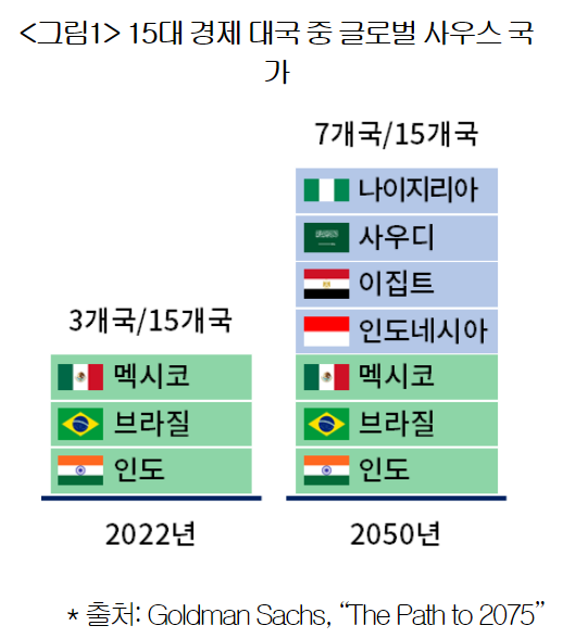 15대 경제 대국 중 글로벌 사우스 국가