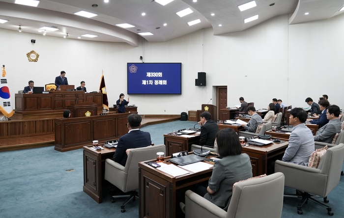 하남시의회 3일 제330회 제1차 정례회 개회