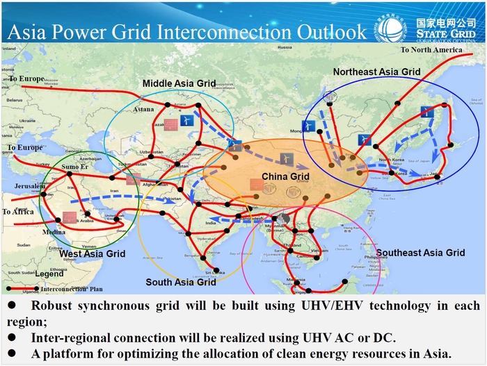 일본 2016년 5월 25~26일 서울에서 열린 국제 전력망 연결 워크숍에서 중국국가전력망공사(SGCC) 로고가 들어간 자료이다