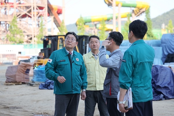 [포토]홍태용 김해시장 “전국체전 선수들... 불편함이 없도록 해 달라