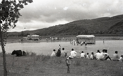 1960. 비안면 쌍계천 버스도강