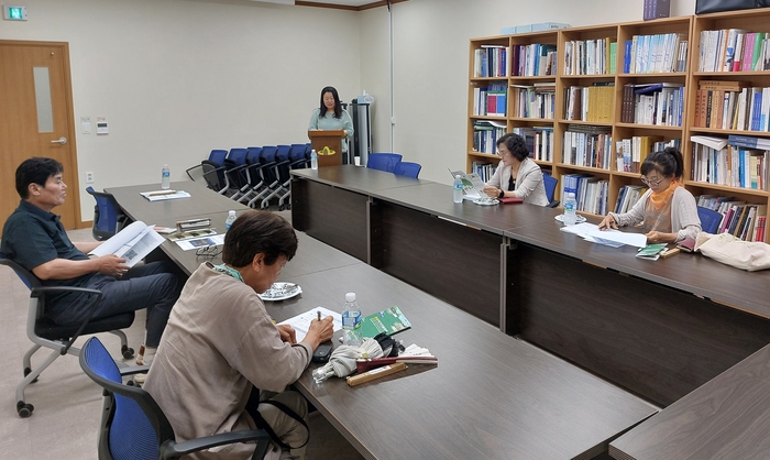 의성군 지질공원해설사 양성교육 참석자 대상 간담회 실시