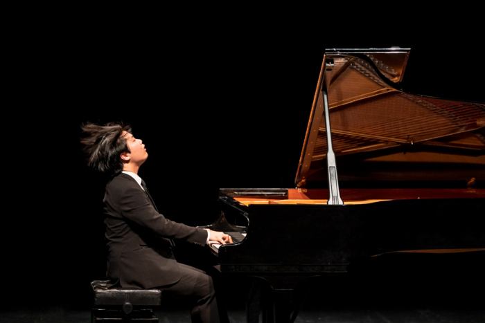 피아니스트 선율이 지난달 28일(현지시간) 미국 유타주 솔트레이크 시티 아브라바넬 홀에서 열린 '2024 지나 바카우어 국제 피아노 콩쿠르'에서 연주