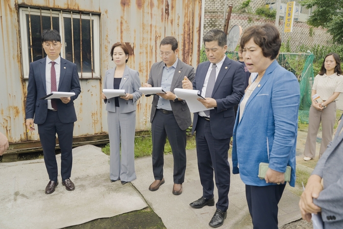 남양주시의회 자치행정위원회 9일 '2023년도 공유재산관리계획 변경안' 현장점검