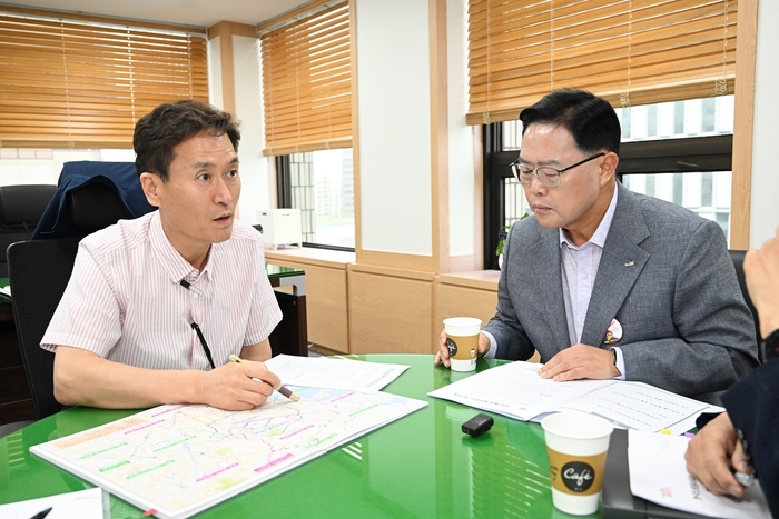 양주시 12일 한국도로공사 방문해 수도권제2순환고속도로(파주~양주) 현안 해법 건의