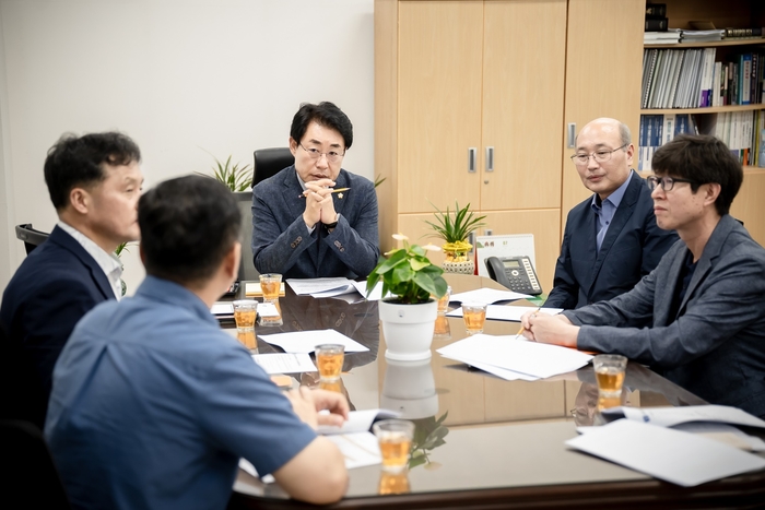 조성대 남양주시의회 의장 12일 남양주시상하수도관리센터 방문