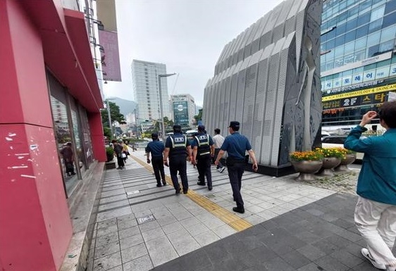 부산진경찰서 '서면문화로' 일대 노숙인 주취소란 단속 추진