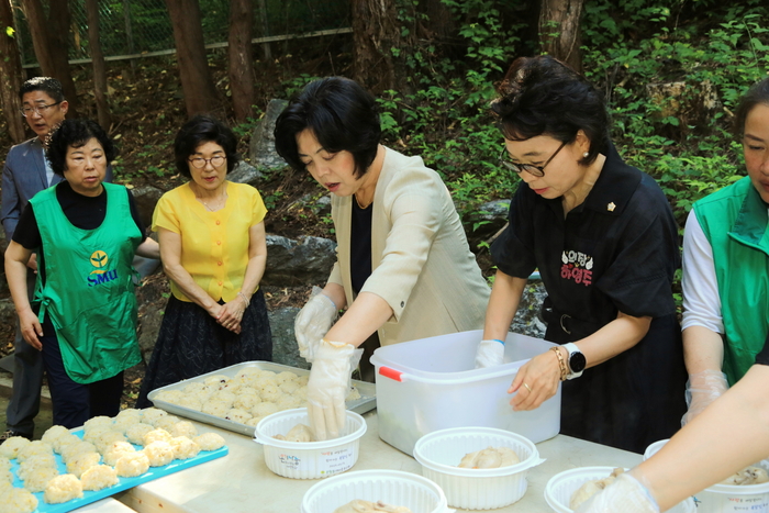 과천시 문원동 15일 찾아가는 초복 복달임 진행