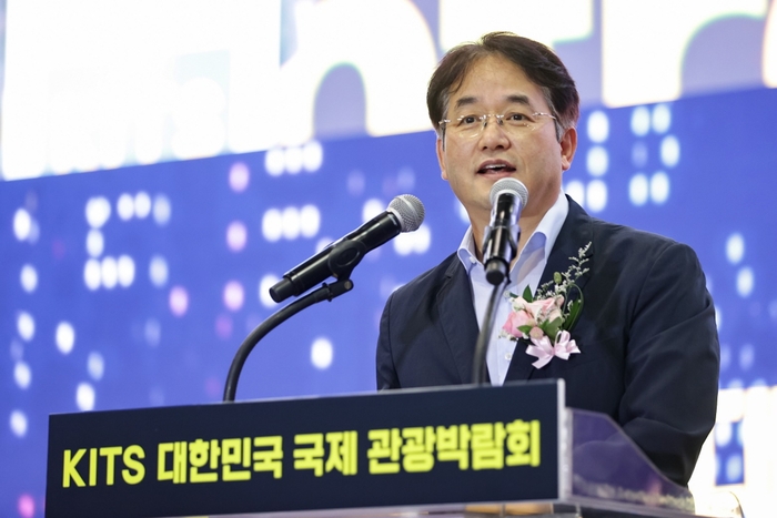 이동환 고양특례시장 19일 '2024년 제9회 대한민국 국제 관광박람회' 개막식 환영사 발표