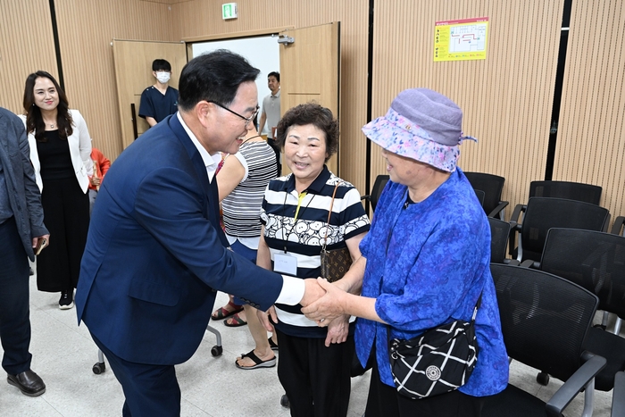 강수현 양주시장 25일 '한방의료 지원봉사단' 현장격려