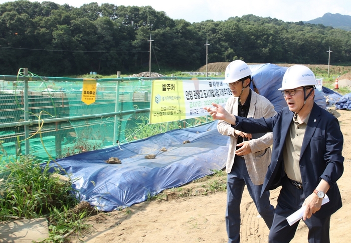 김능식 안양시 부시장 관양고 도시개발사업 현장점검