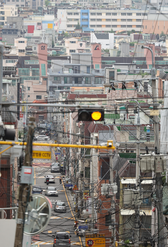 서울의 다세대, 빌라 밀집 주택가 모습. 연합뉴스