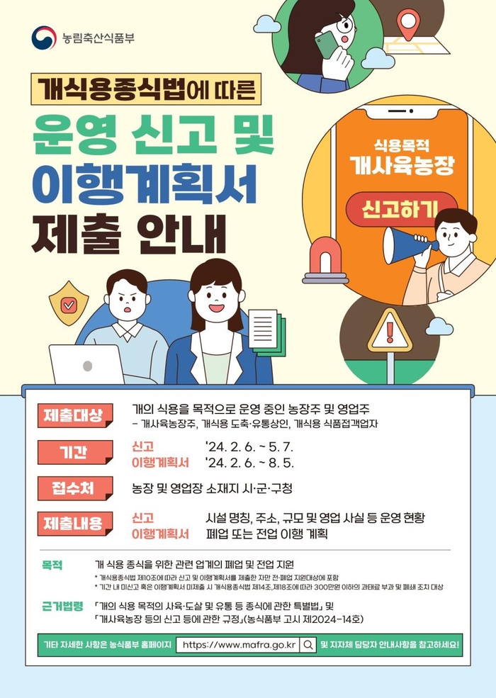 경북, 개식용종식법 이행 순조롭게 진행