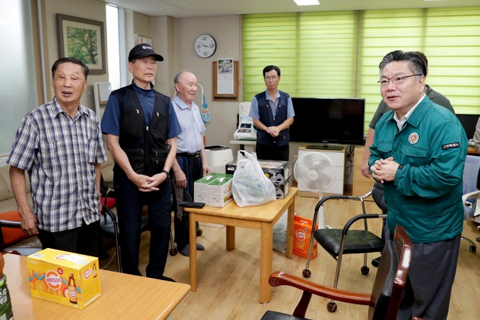 박원석 고양특례시 제1부시장 12일 소개울 경로당 방문