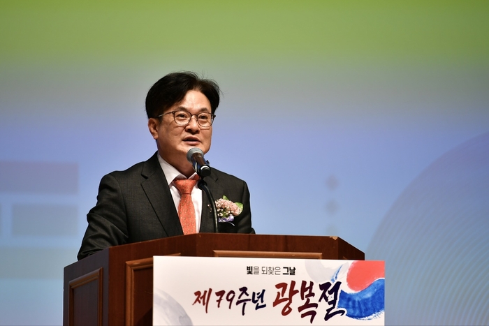 김병수 김포시장 15일 제79주년 광복절 경축사 발표