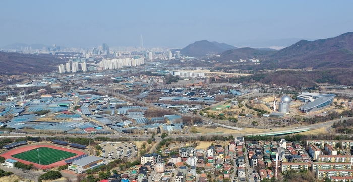 과천시 과천과천지구 전경