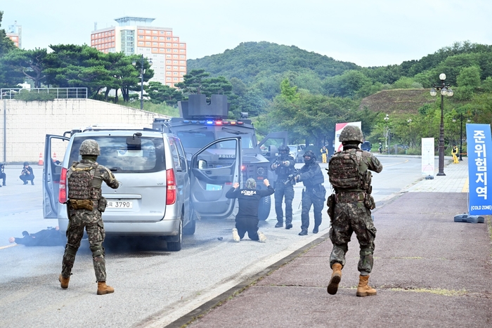 안산시 21일 카카오데이터센터에서 2024년 을지연습 실제훈련 실시