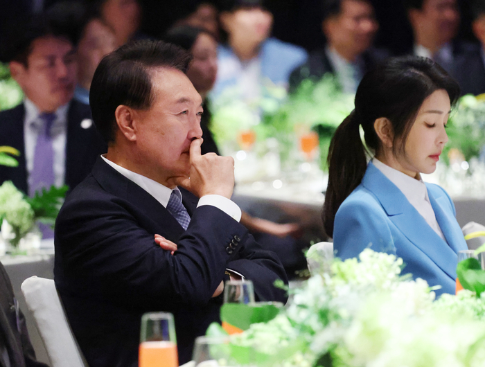 윤석열 대통령과 김건희 여사 부부.대통령실통신사진기자단/연합뉴스