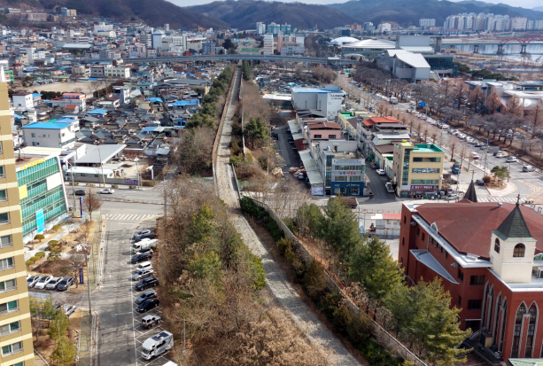 옥야동 늘솔길 조성사업 본궤도에 올라